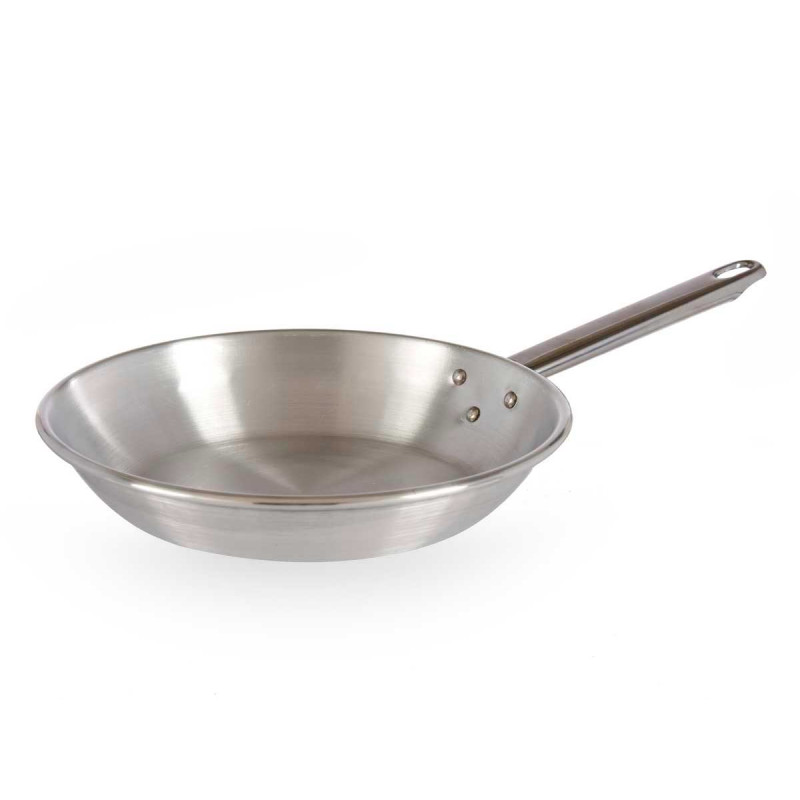 POELE ALUMINIUM AVEC MANCHE 24CM