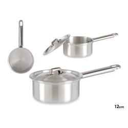 12CM ALUMINIUM SAUCEPAN WITH LID