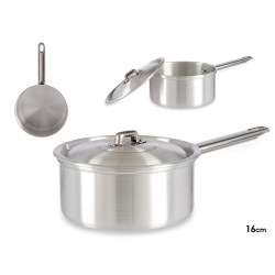 PENTOLA ALLUMINIO CON COPERCHIO 16CM