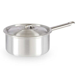 CASSEROLE ALUMINIUM AVEC COUVERCLE 18CM