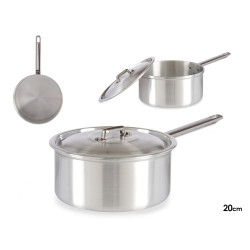 PENTOLA ALLUMINIO CON COPERCHIO 20CM