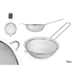 STEEL STRAINER 16CM SUPPORT