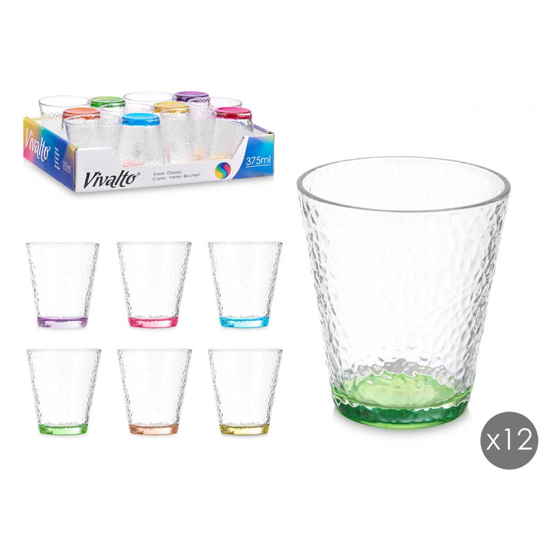 COPO VIDRO LAGRIMA 375ML TRANSPARENTE C COR