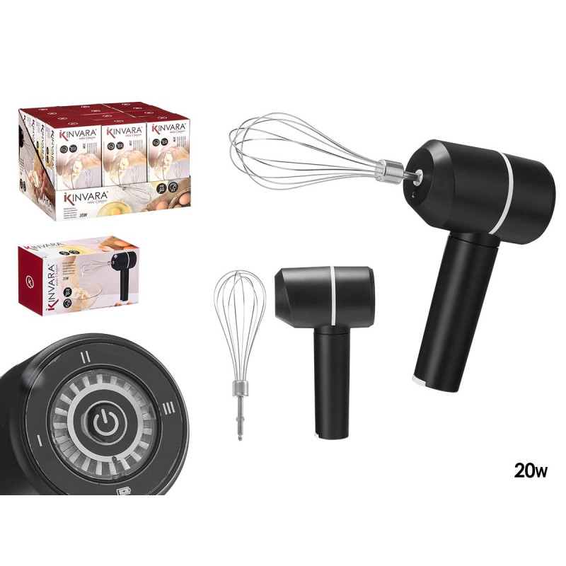 BATTEUR ELECTRIQUE NOIR 20W