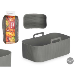 MOLDE RECTANGULAR FREIDORA AIRE GRIS