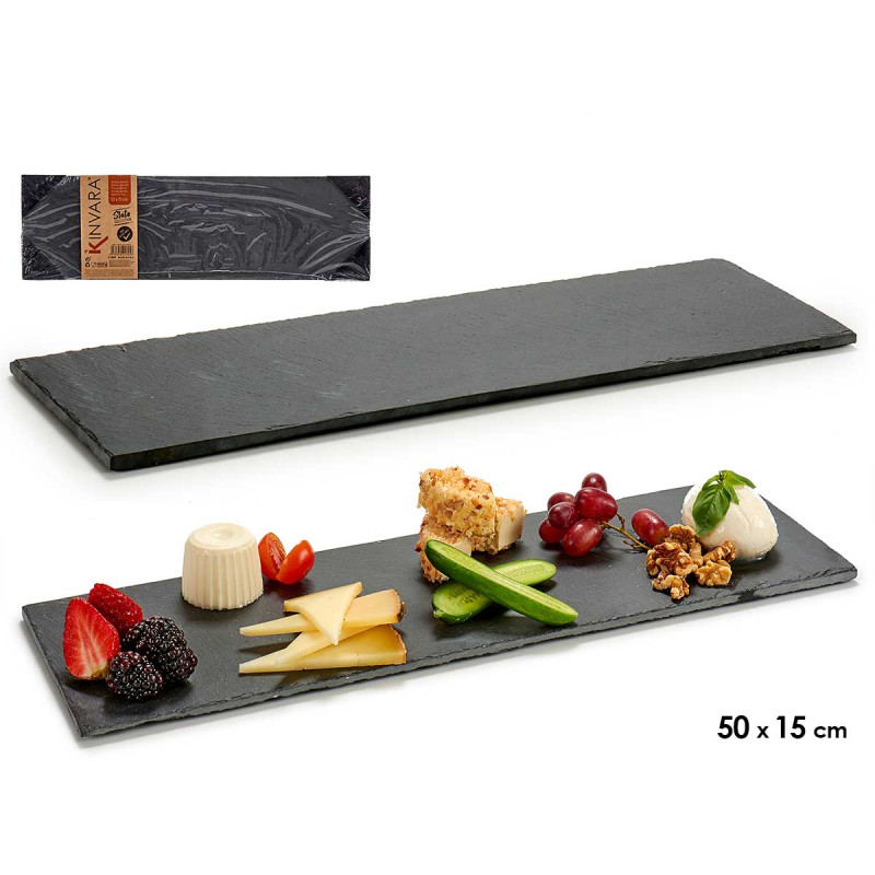 APPETIZER SLATE 50X15CM