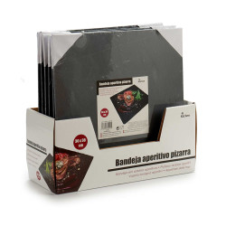 SLATE SNACK TRAY SQUARE 30X30CM