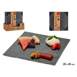 LAVAGNA APERITIVO QUADRATA 25X25CM