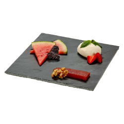 PIZARRA APERITIVO CUADRADA 25X25CM