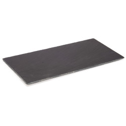 SLATE SNACK TRAY RECTAN 15X30CM