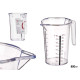 JARRO MEDIDOR TRANSP 800ML - 4 UND. MEDI