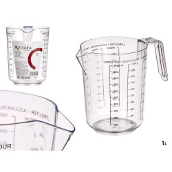 CARAFE MESUREUSE TRANSP 1L