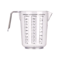 TRANSPARENT METER JAR 1L