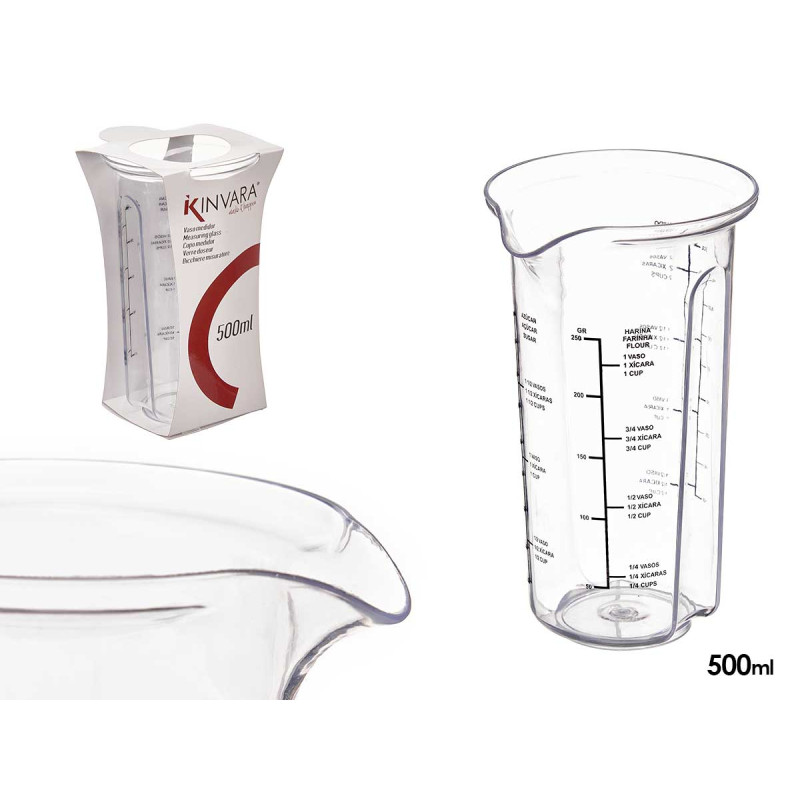 TRANSPARENT GLASS 500ML