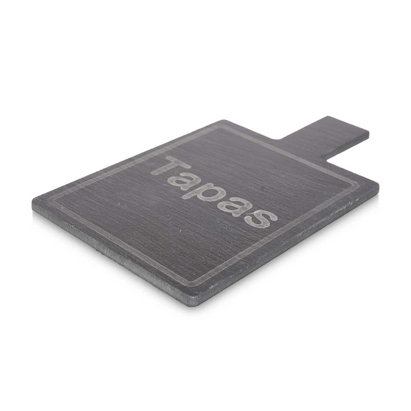 BAMBOO AND SLATE SQUARE TABLE DEC TAPAS