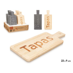 PLANCHE RECTANG BAMBOU ET TABLEAU DEC CO