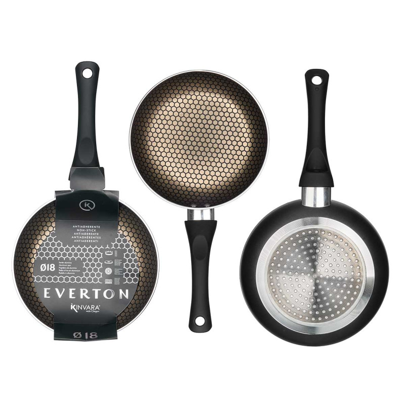 NON-STICK INDUCTION FRYING HONEYCOMB PANEL 18 CM