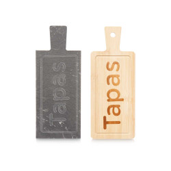TABLA RECTANG BAMBU Y PIZARRA DEC TAPAS