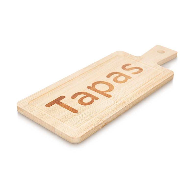 BAMBOO AND SLATE RECTANG TABLE DEC TAPAS