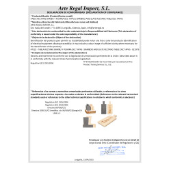 TABUA RETANGULAR BAMBU E ARDOSIA DEC TAP