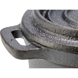 CAZUELA REDONDA PEQ HIERRO BASE BAMBU