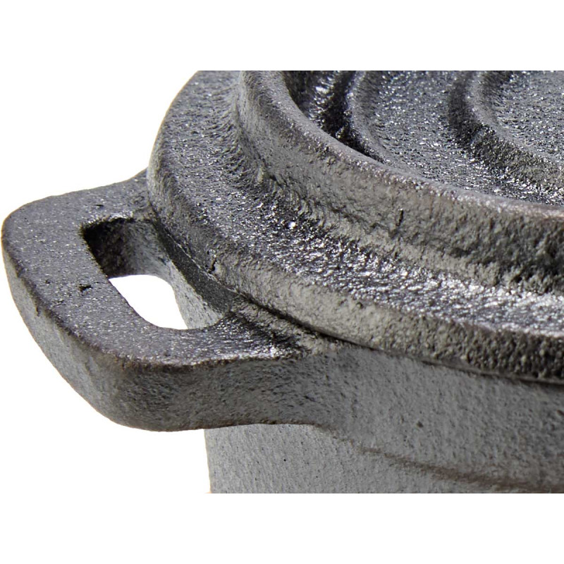 CASSEROLE ROND PET. FER AC/BAN BAMBOO