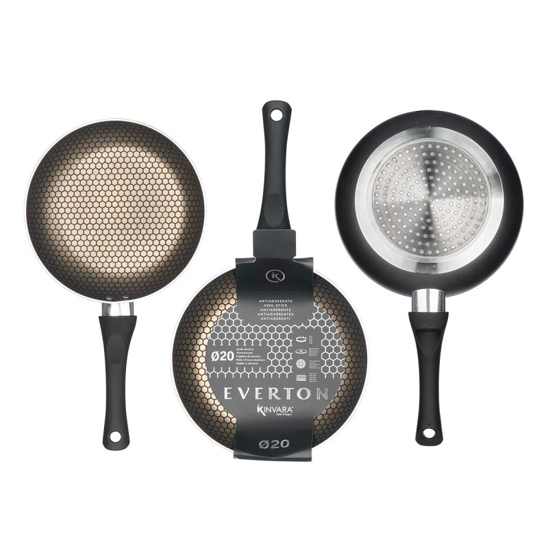 NON-STICK INDUCTION FRYING HONEYCOMB PANEL 20 CM