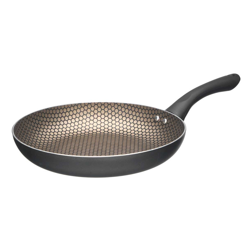 NON-STICK INDUCTION FRYING HONEYCOMB PANEL 24 CM