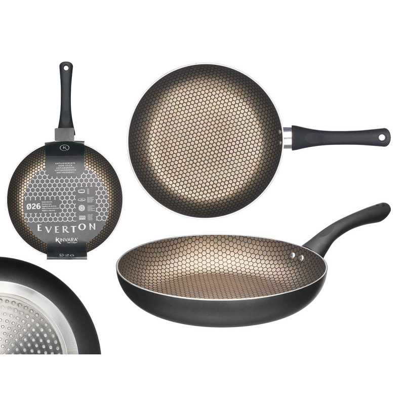 NON-STICK INDUCTION FRYING HONEYCOMB PANEL 26 CM