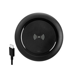 CARICATORE WIRELESS ROTONDO NERO