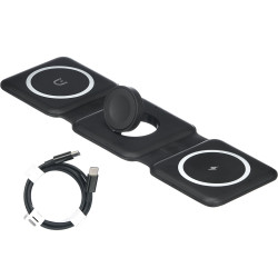 BLACK WIRELESS CHARGER 3 IN 1