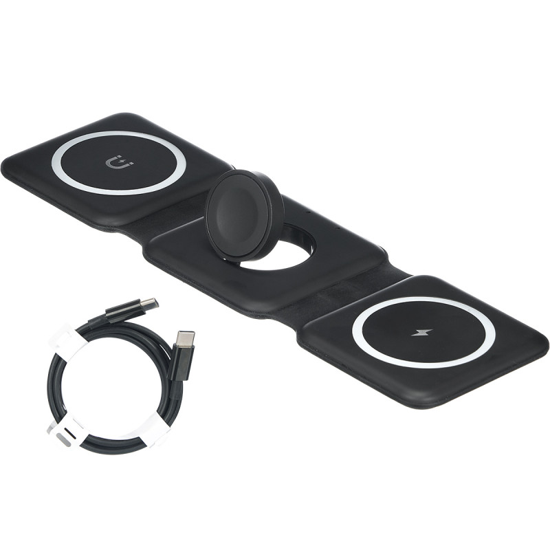BLACK WIRELESS CHARGER 3 IN 1