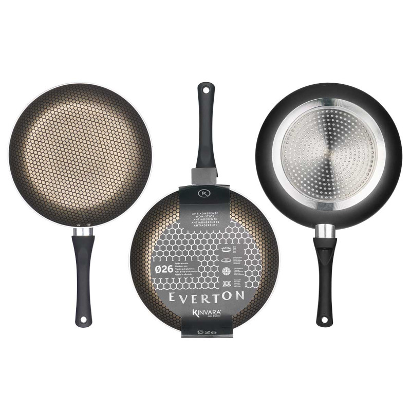 NON-STICK INDUCTION FRYING HONEYCOMB PANEL 26 CM