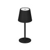LAMPE TABLE LED MÉTAL USB NOIRE MIDNIGHT