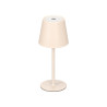 LAMPARA MIDNIGHT METAL LED SOBREMESA USB BEIGE