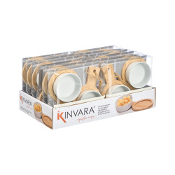 SET 2 BOWL TRAY APPETIZER ROUND