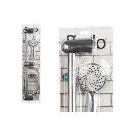 SUPPORT DOUCHE GRAND TUYAU 2 M BASE BLANCHE 