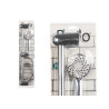 SUPPORTO DOCCIA GRANDE TUBO 2 M BASE BIANCA