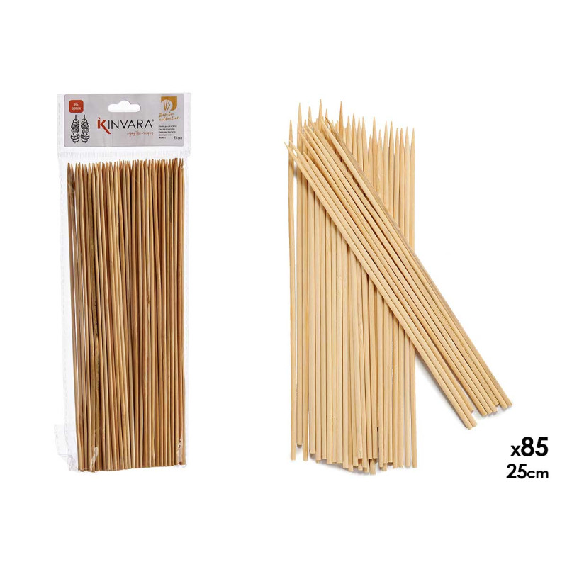 SET OF 85 BAMBOO SKEWERS 25CM