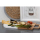 WOOD AND BLACK MARBLE CUTTING BOARD WITH HANGER
