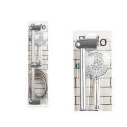 SUPPORT DOUCHE GRAND TUYAU 2 M BASE GRIS 