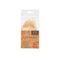 ENSEMBLE  24 MINI PLATEAUX OVALE  BOIS