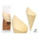 SET 12 WOODEN CONES