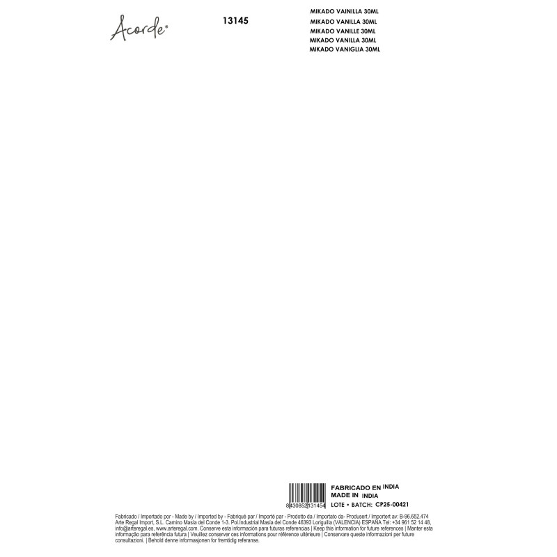 MIKADO VAINILLA 30ML