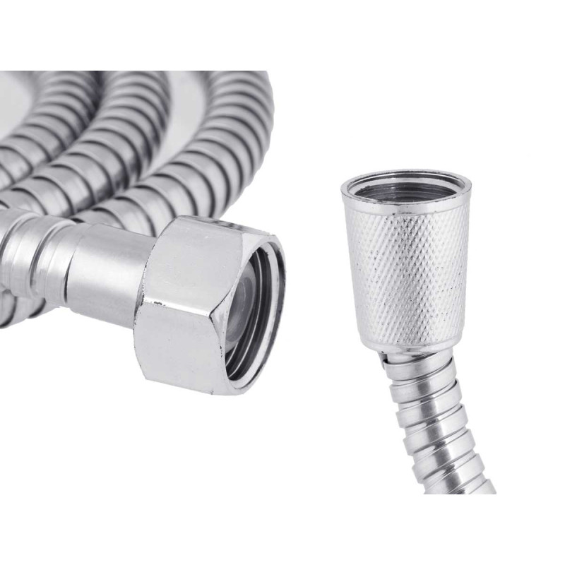 SHOWER HEAD AND HOSE 2M W/REG GREY BASE