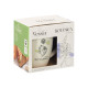 TAZZA PORCELLANA BOTANICA TAPPO FILTRO ASS2 340ML