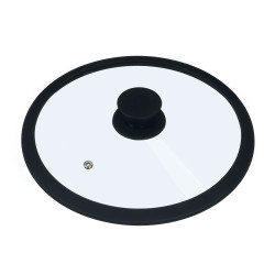 COPERCHIO IN VETRO E SILICONE DIAM. 20 CM