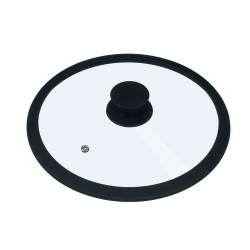 COPERCHIO IN VETRO E SILICONE DIAM. 26 CM