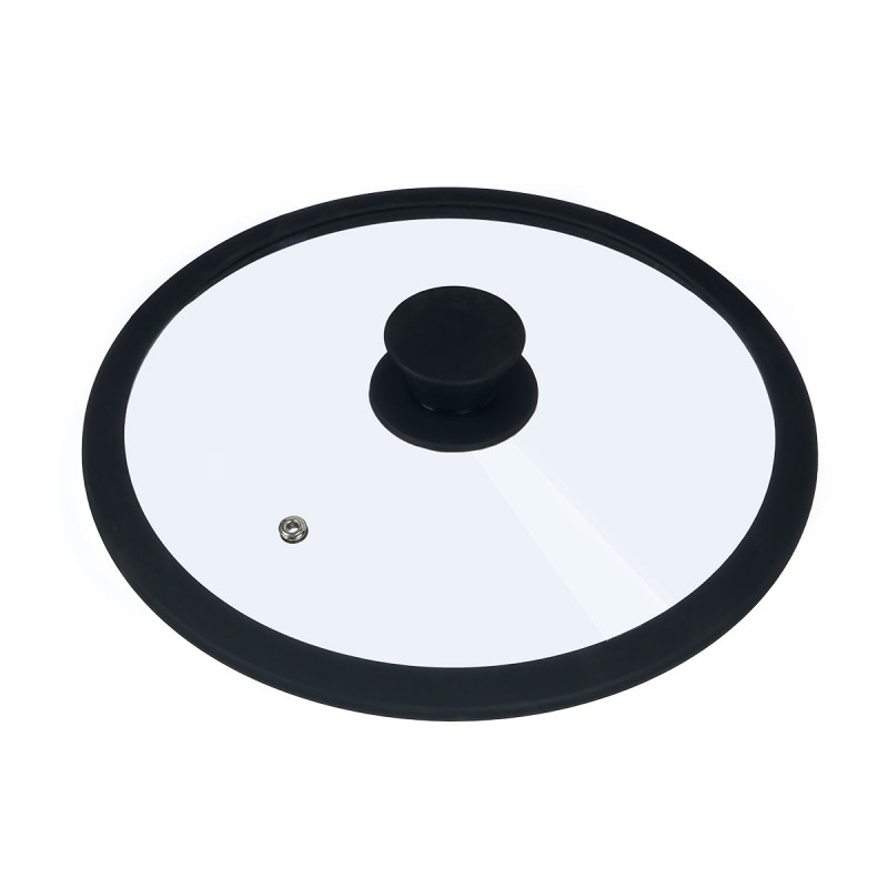 GLASS SILICONE LID 28CM DIAM