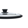 COPERCHIO IN VETRO E SILICONE DIAM. 28 CM